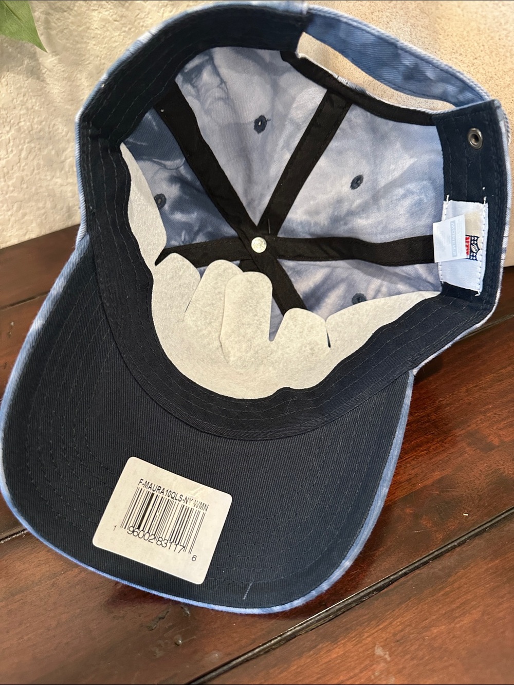 Denver Broncos Women's Tie-Dye Cap - Blue/Orange/White - Picture 5 of 8